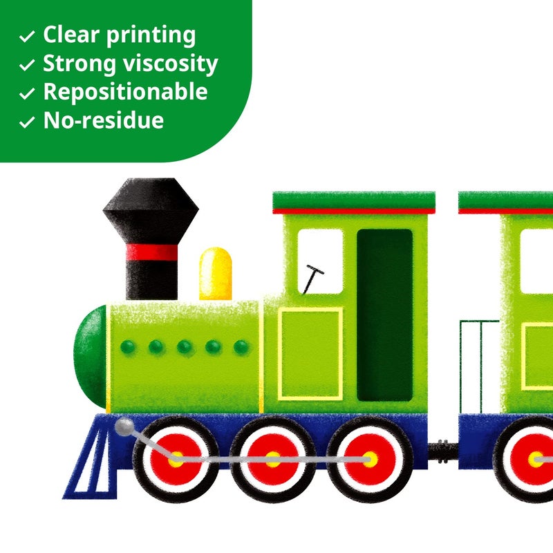 DECOWALL DS4-8004 Transports Kids Wall Stickers Wall Decals Peel and Stick Removable for Kids Nursery Bedroom Living Room (Small) d?cor - Image 4